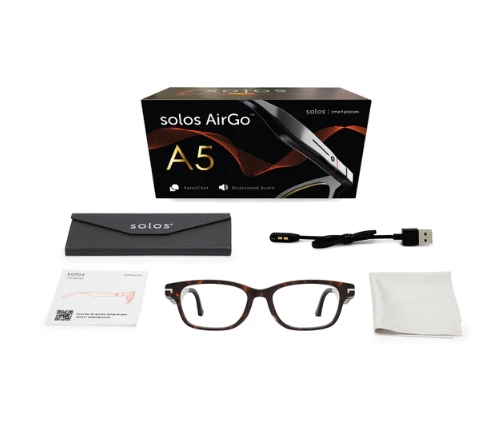 Умные очки solos AirGo™ A5 Hydro 11-6 ABL | Shiny Havana | Blue Blocker